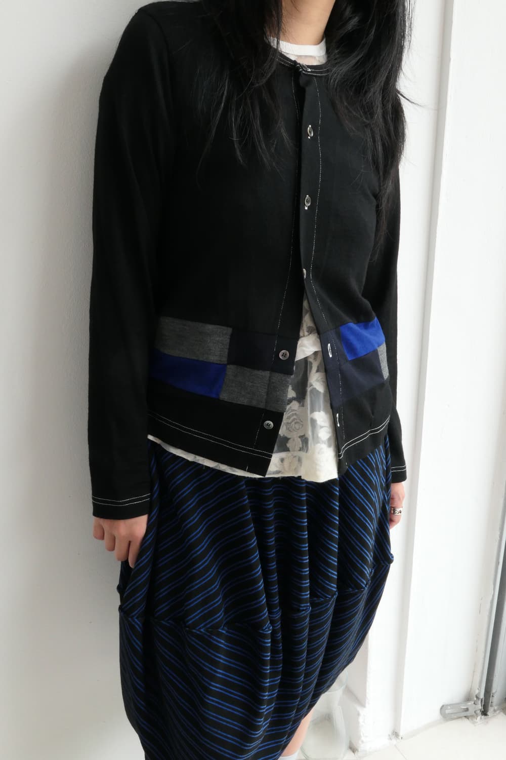 Color block cardigan  상품이미지2