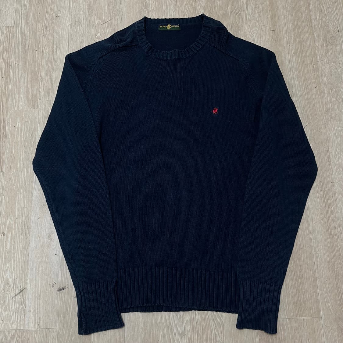 더폭스 폴로클럽 라운드넥 니트 XXL/110 상품이미지1