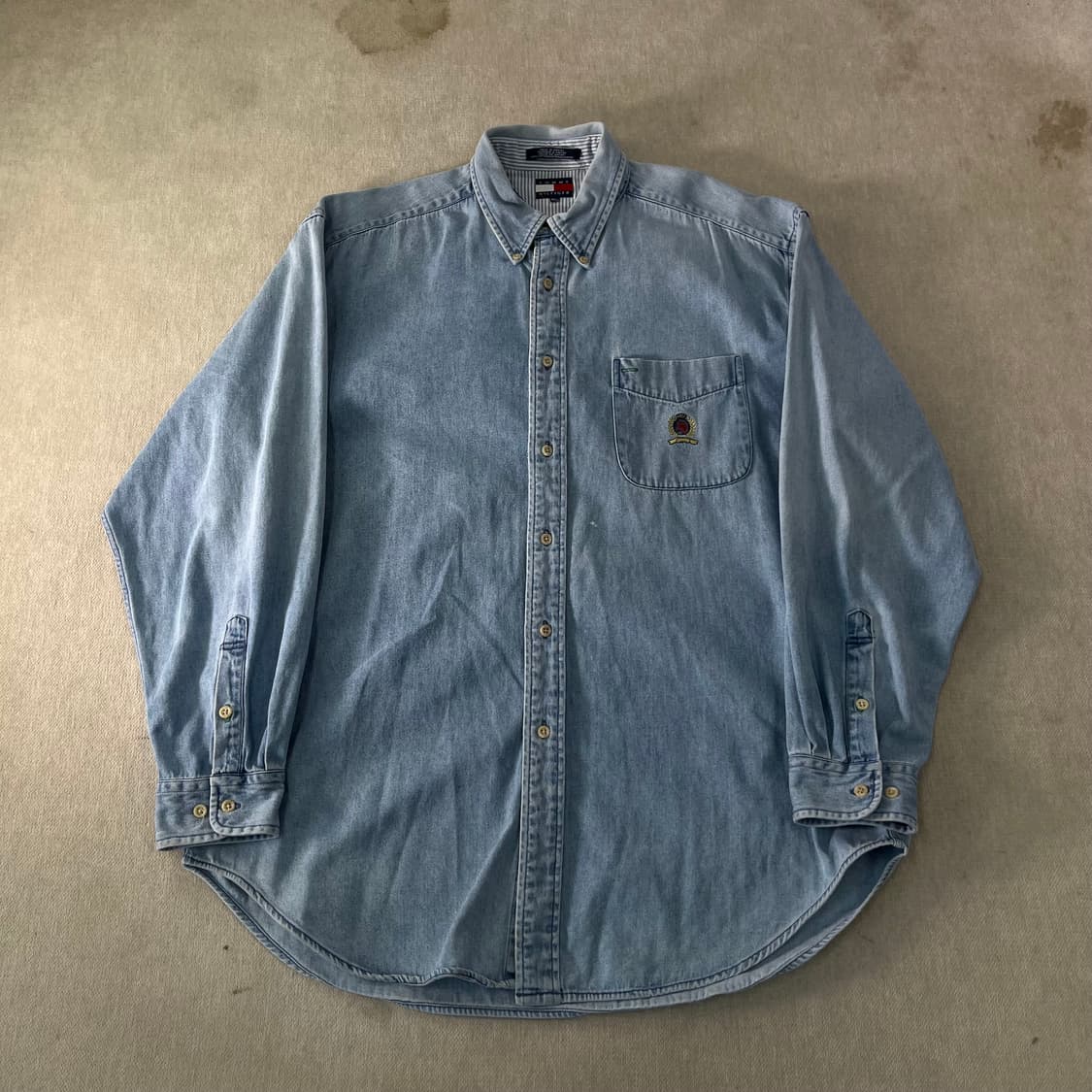 105 타미힐피거 데님 워크 셔츠 상품이미지1