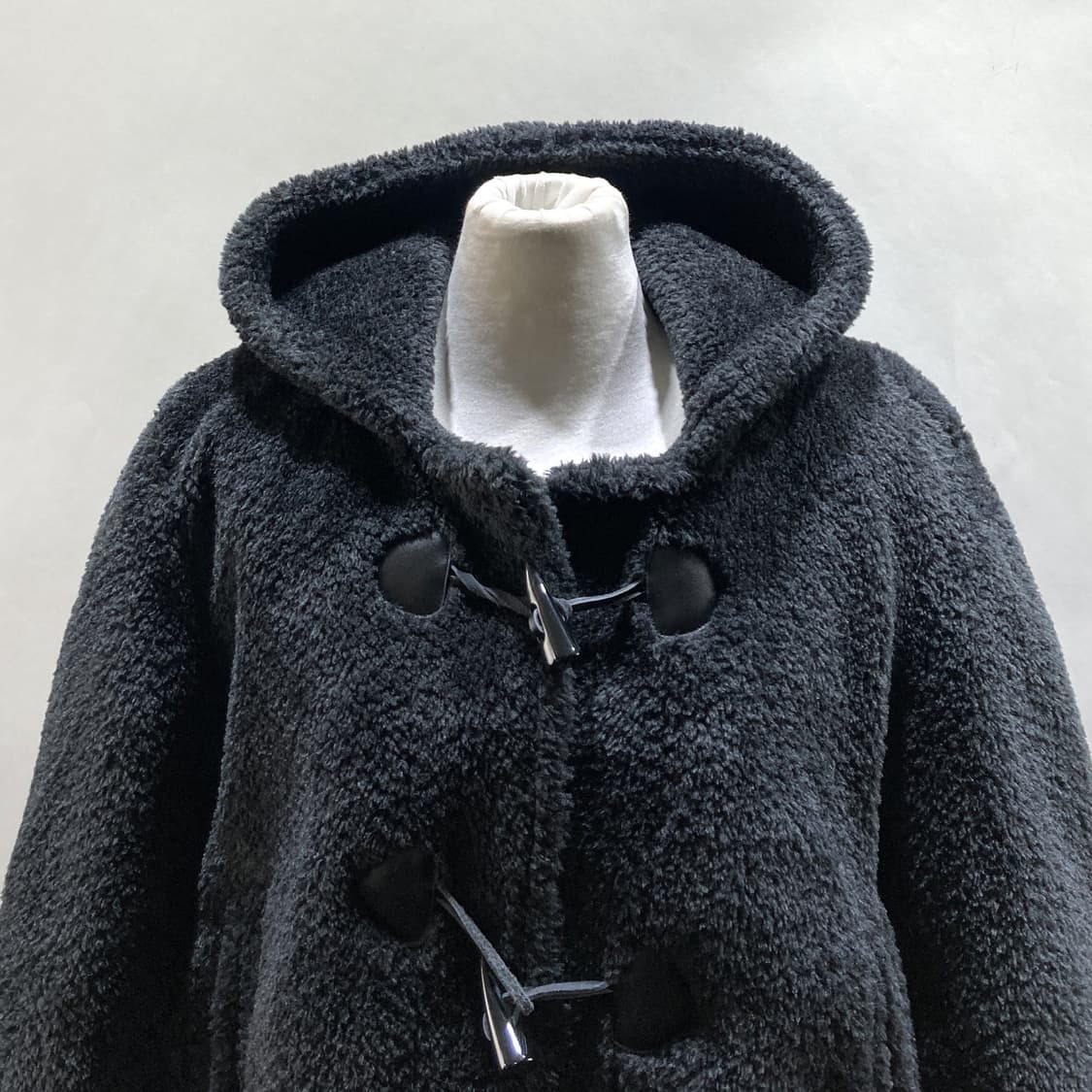 세인트페인 보아 더플코트 블랙 M  상품이미지2