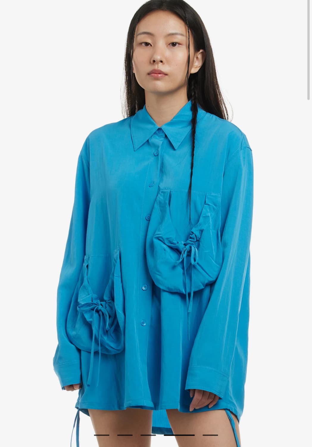 당배) Open yy patch pocket shirts white 상품이미지3