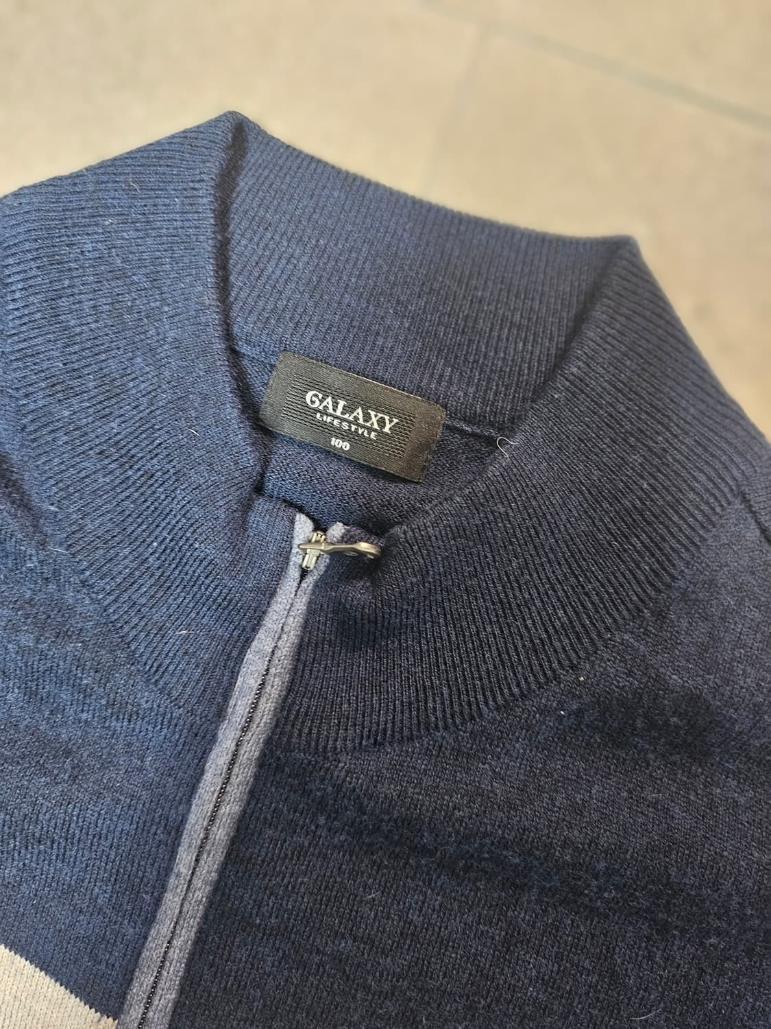 갤럭시 니트 집업 가디건 100 상품이미지2