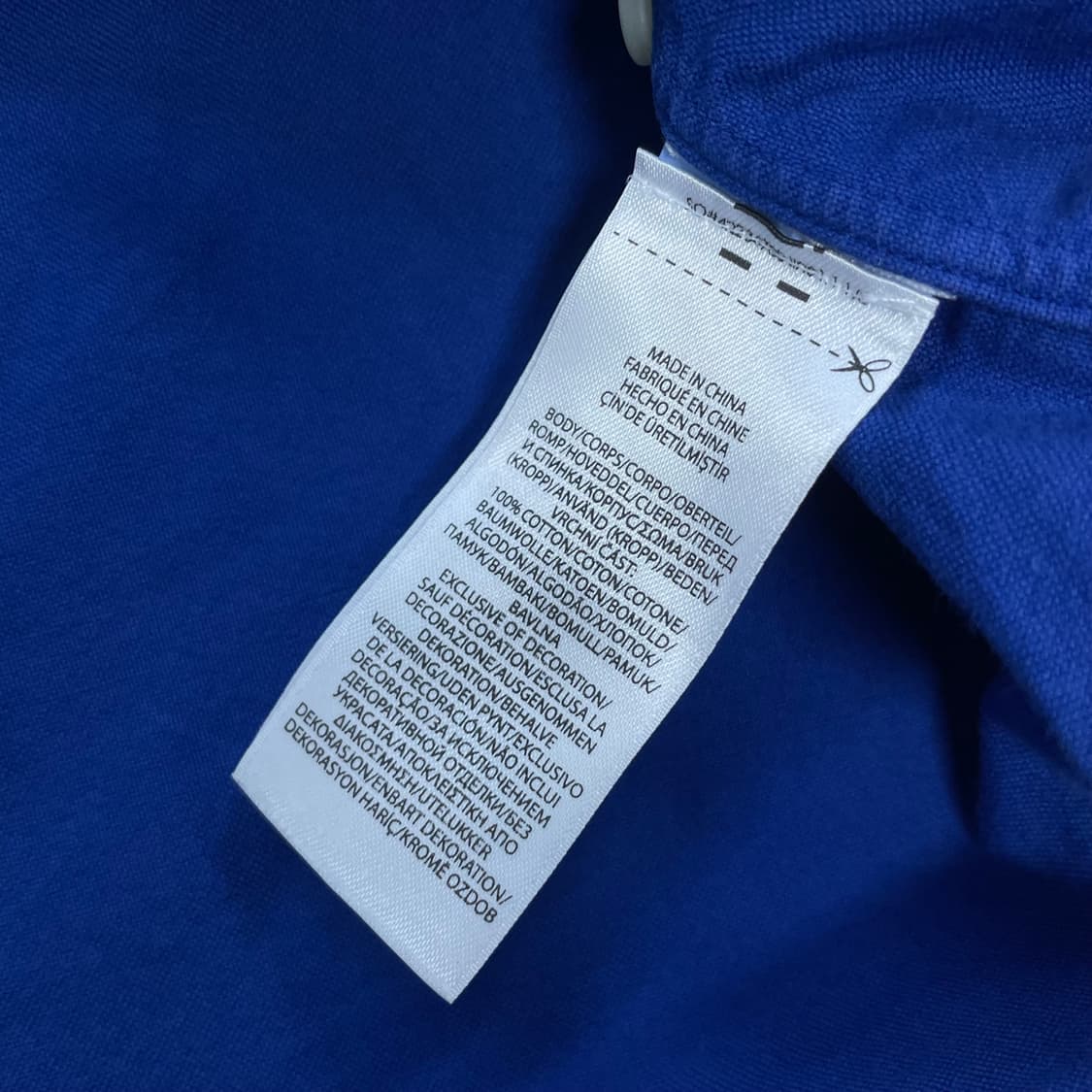 폴로 랄프로렌 포니 로고 솔리드 셔츠 블루 상품이미지4