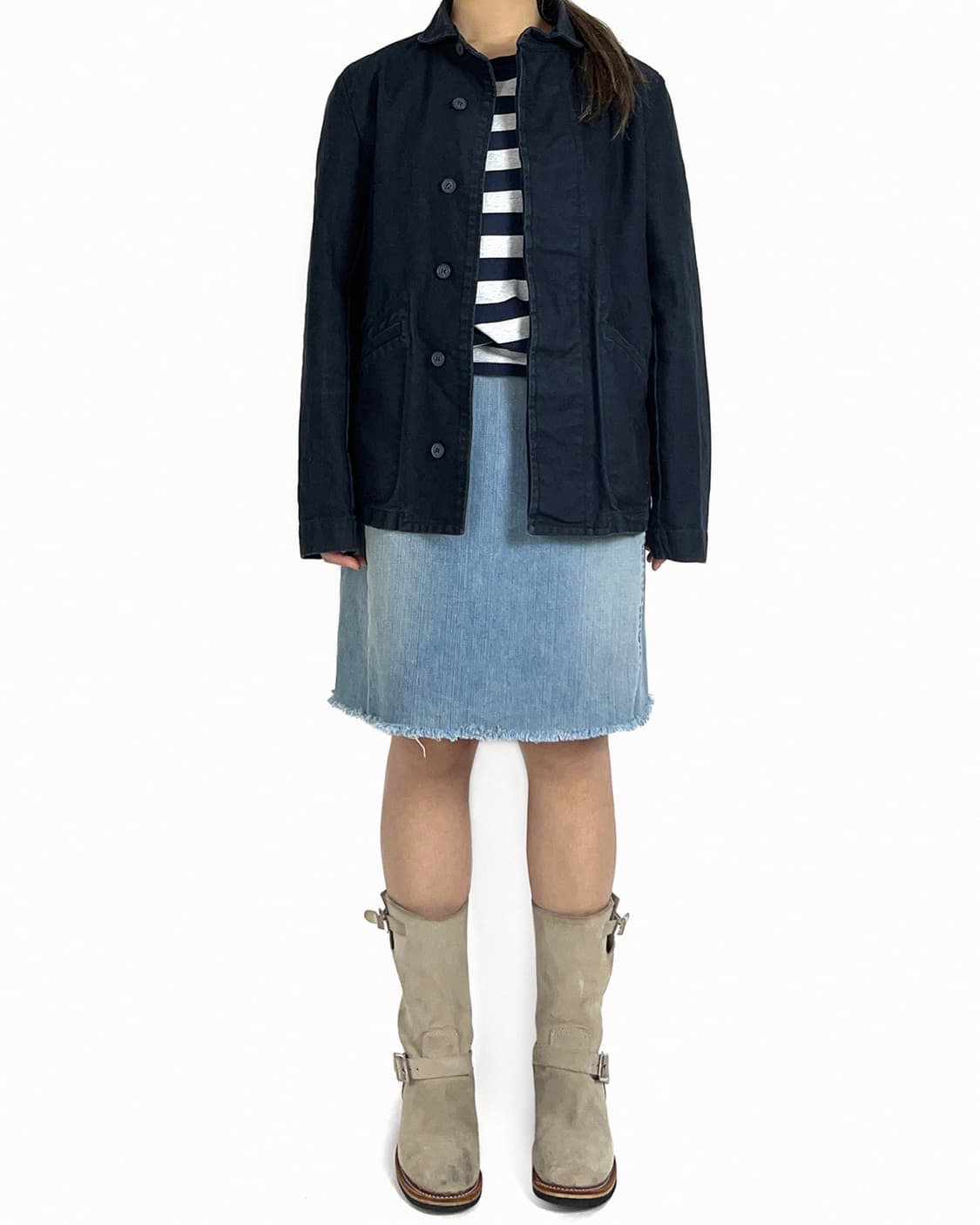 Honnete cotton work jacket 상품이미지3