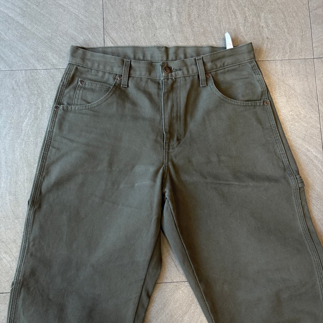 디키즈 정품 모스 그린 카펜터 팬츠 상품이미지7