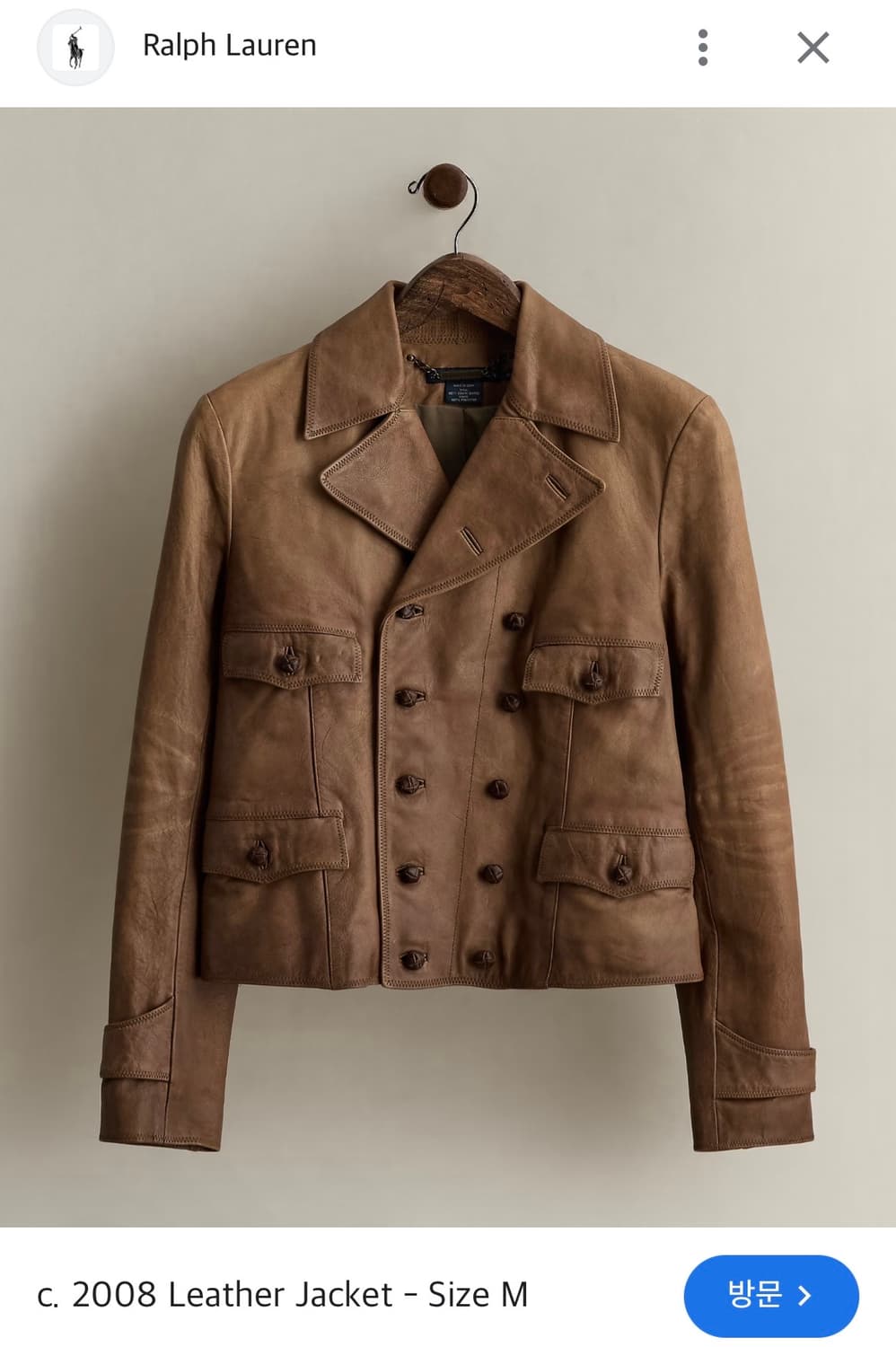 랄프로렌 2008 가죽자켓 (W) 상품이미지2