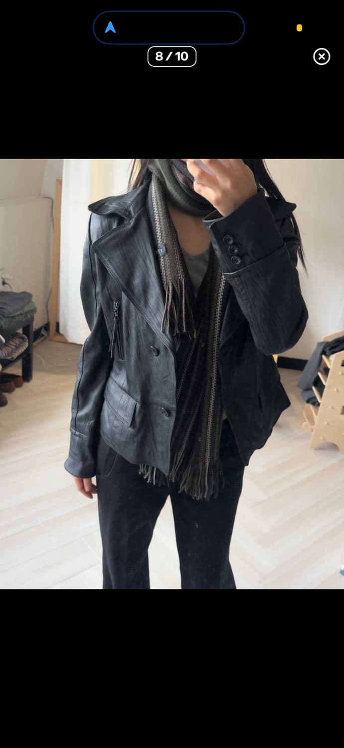 Sheepskin leather jacket 상품이미지1