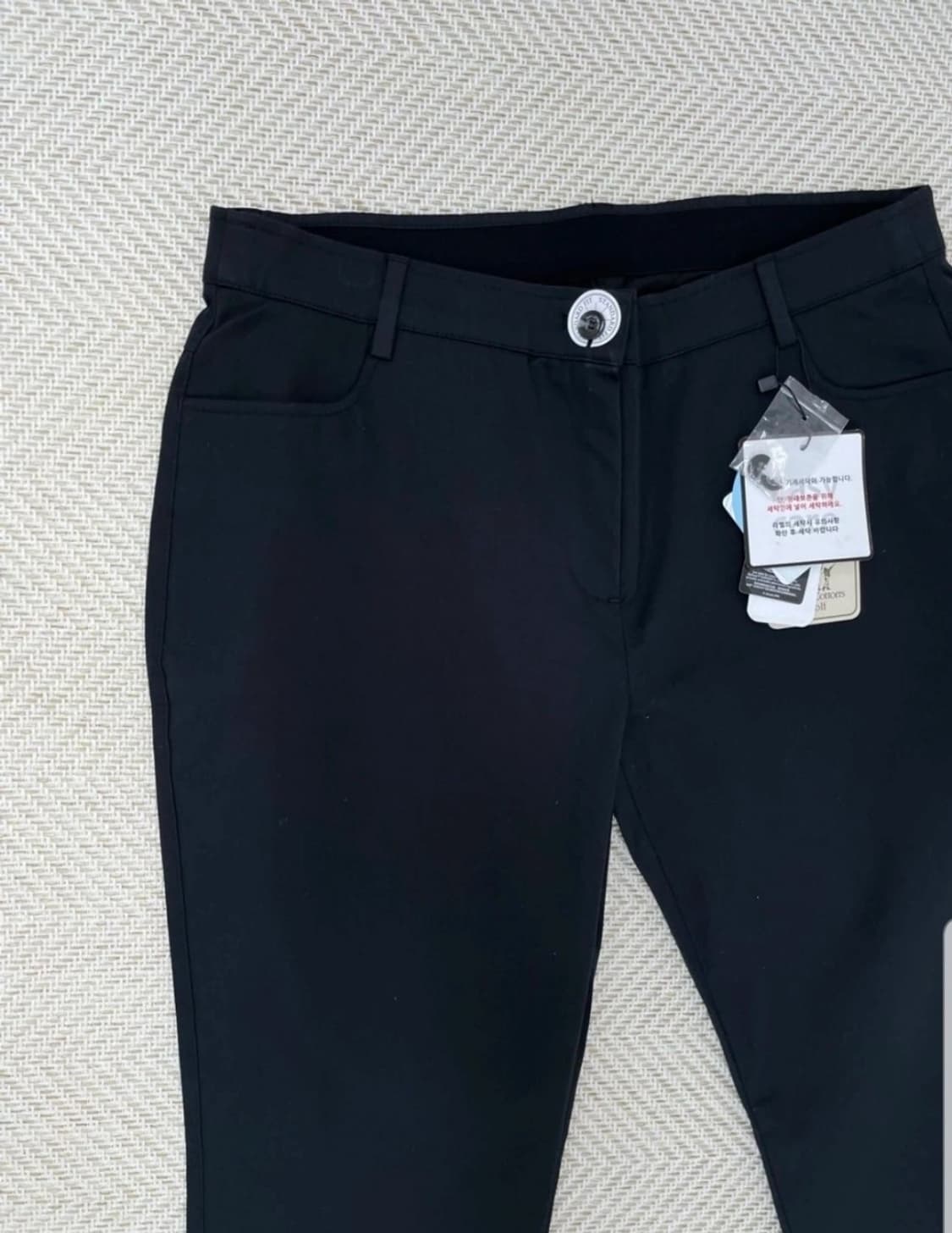 [새상품] 헨리코튼 골프 여성 블랙 슬랙스 (80사이즈) 상품이미지8