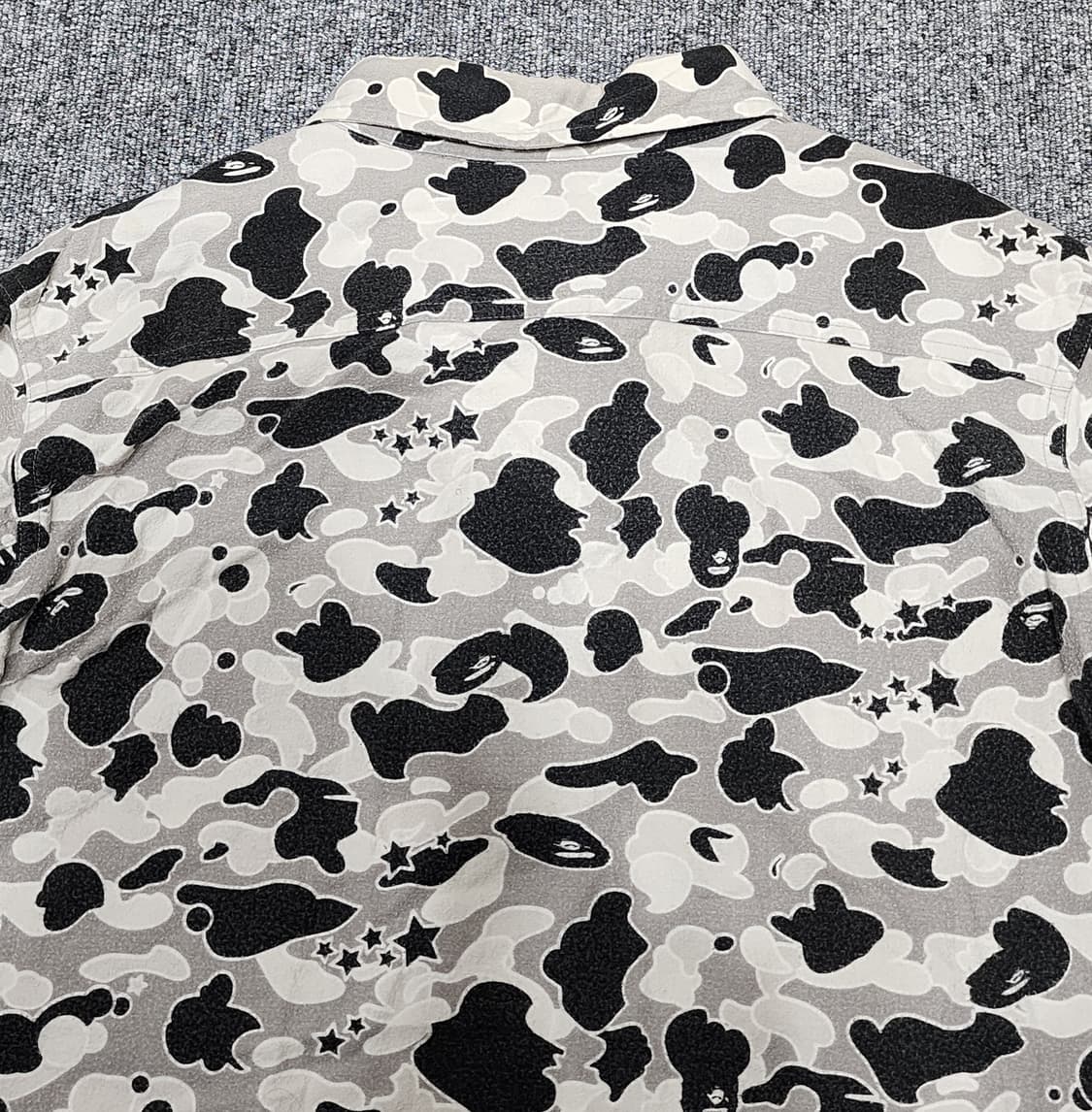 베이프 비지웍스 카모플라쥬 패턴 버튼 셔츠 L 상품이미지4