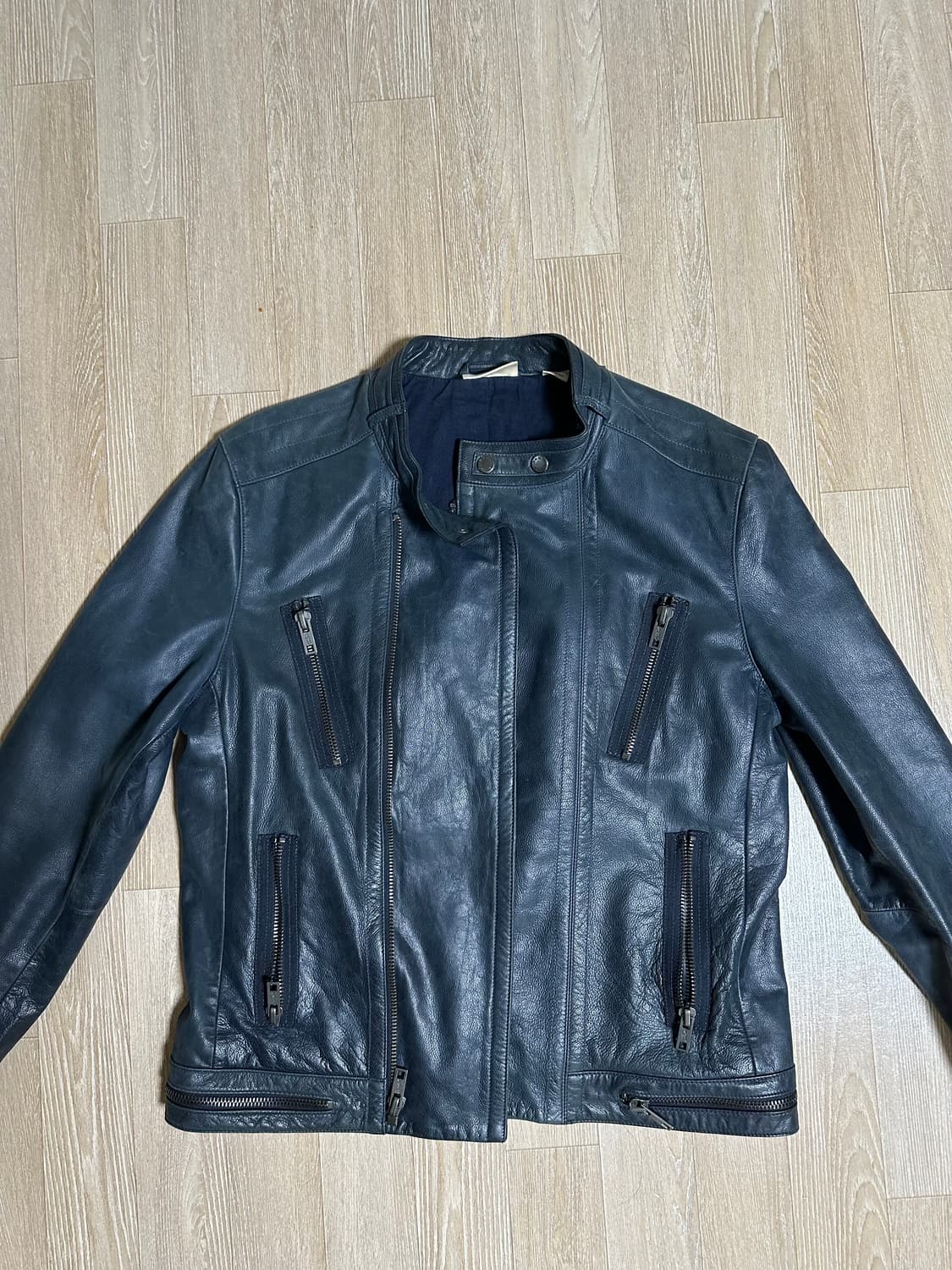 DKNY 빈티지 라이더 레더 자켓 L사이즈 상품이미지1