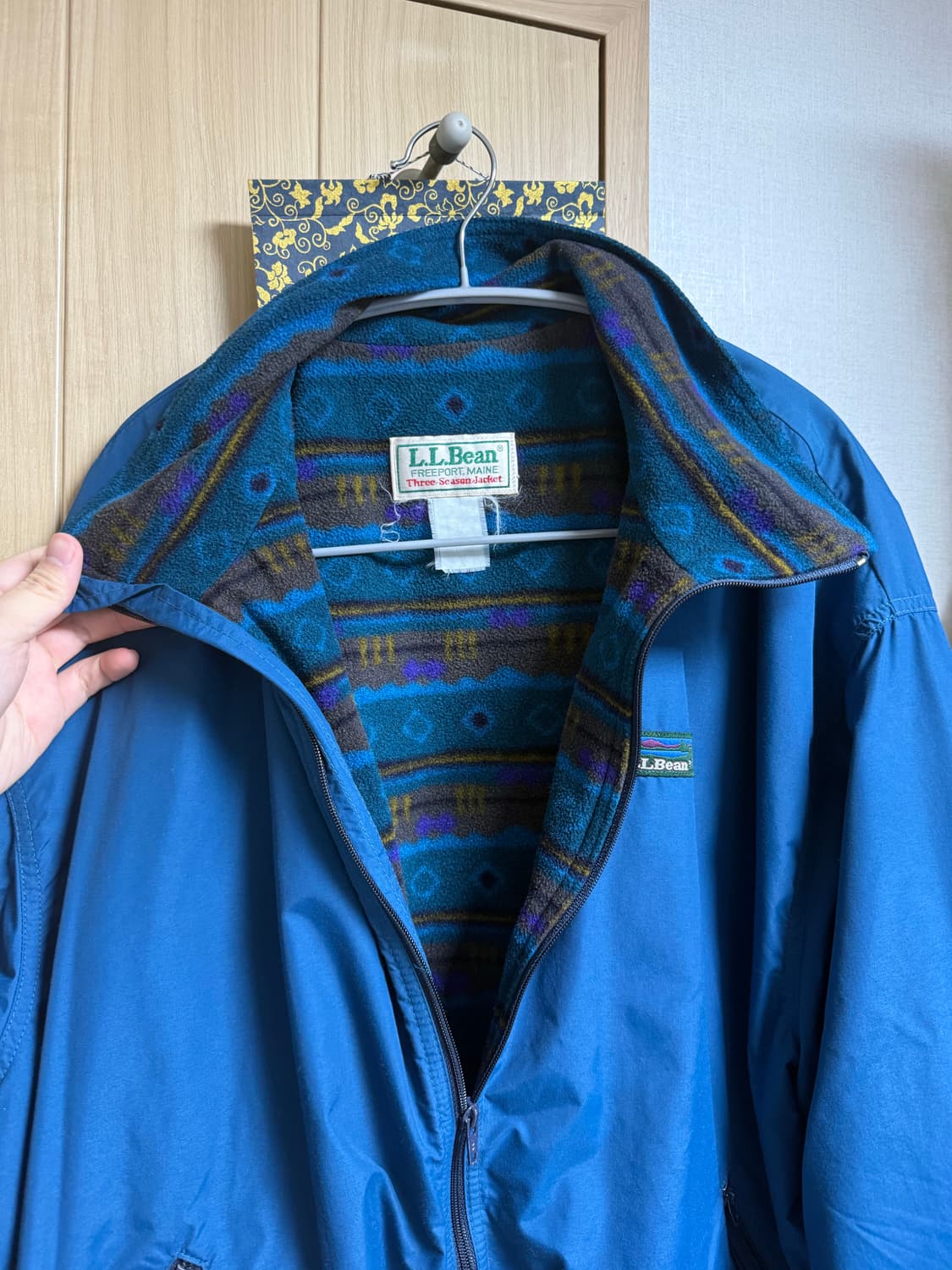 [XL] LL Bean 쓰리시즌 웜업 자켓 블루 상품이미지3