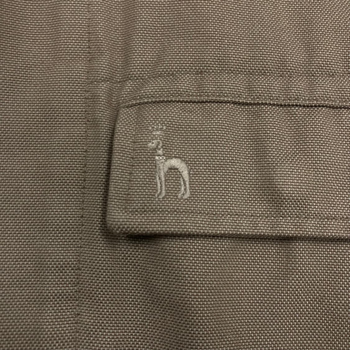 헤지스 베이지 컬러 스몰 로고 코튼 자켓 상품이미지2