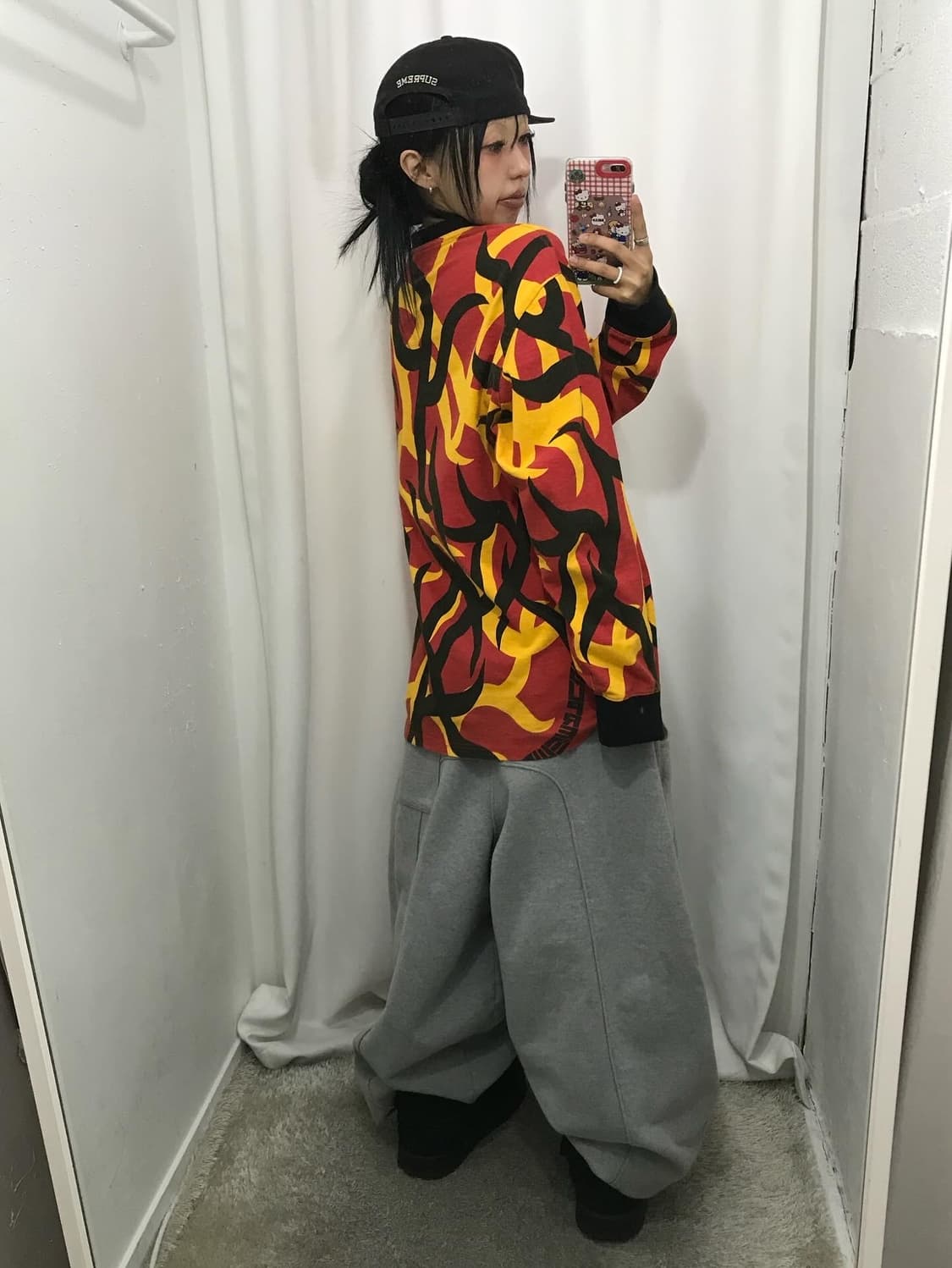 Supreme Red Tribal Pocket L/S - 19Fw 상품이미지4