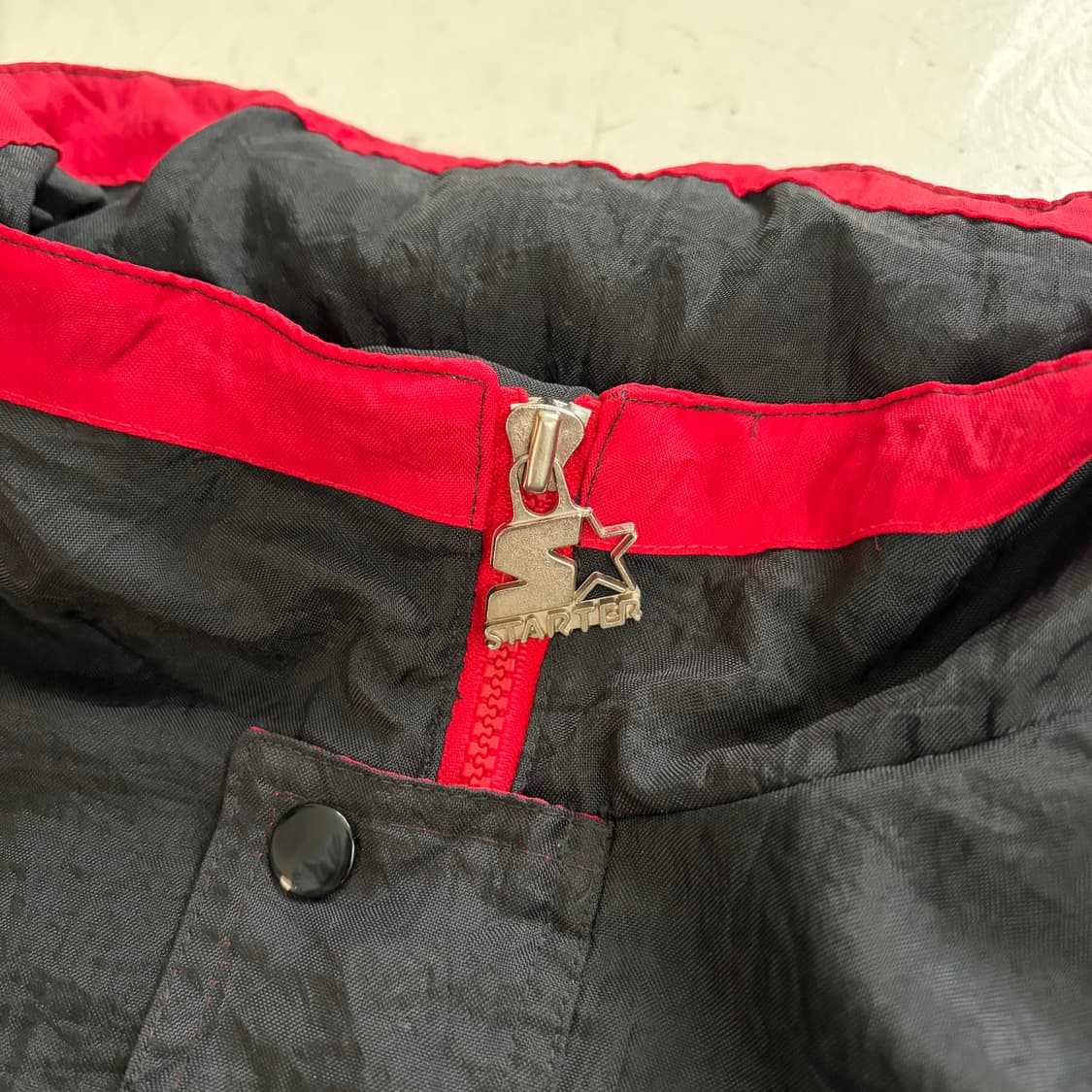 90s 스타터 NHL 벤쿠버 커넉스 윈드브레이커 자켓 L 상품이미지5