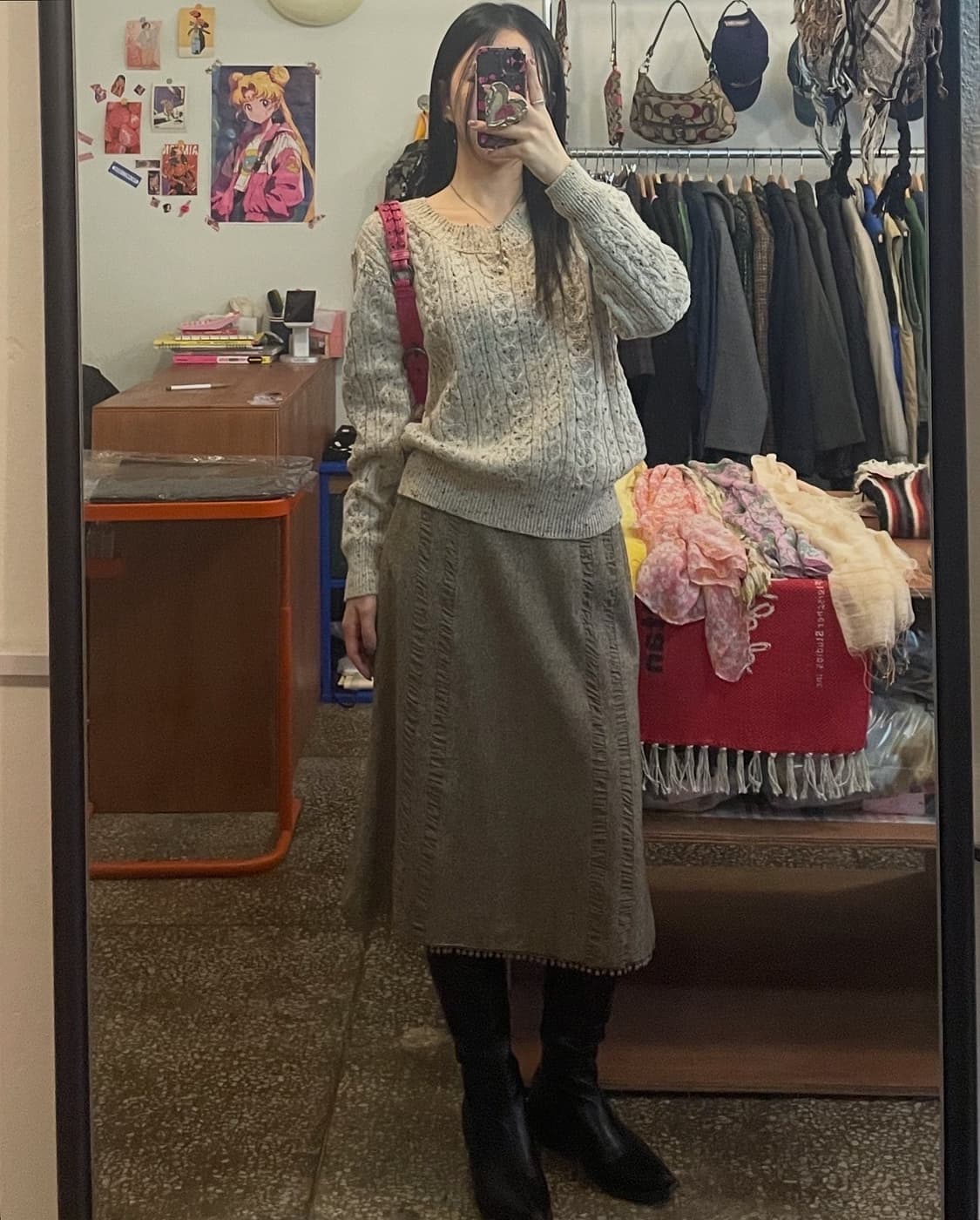 꽈배기 울니트 가디건 [무배] 상품이미지2