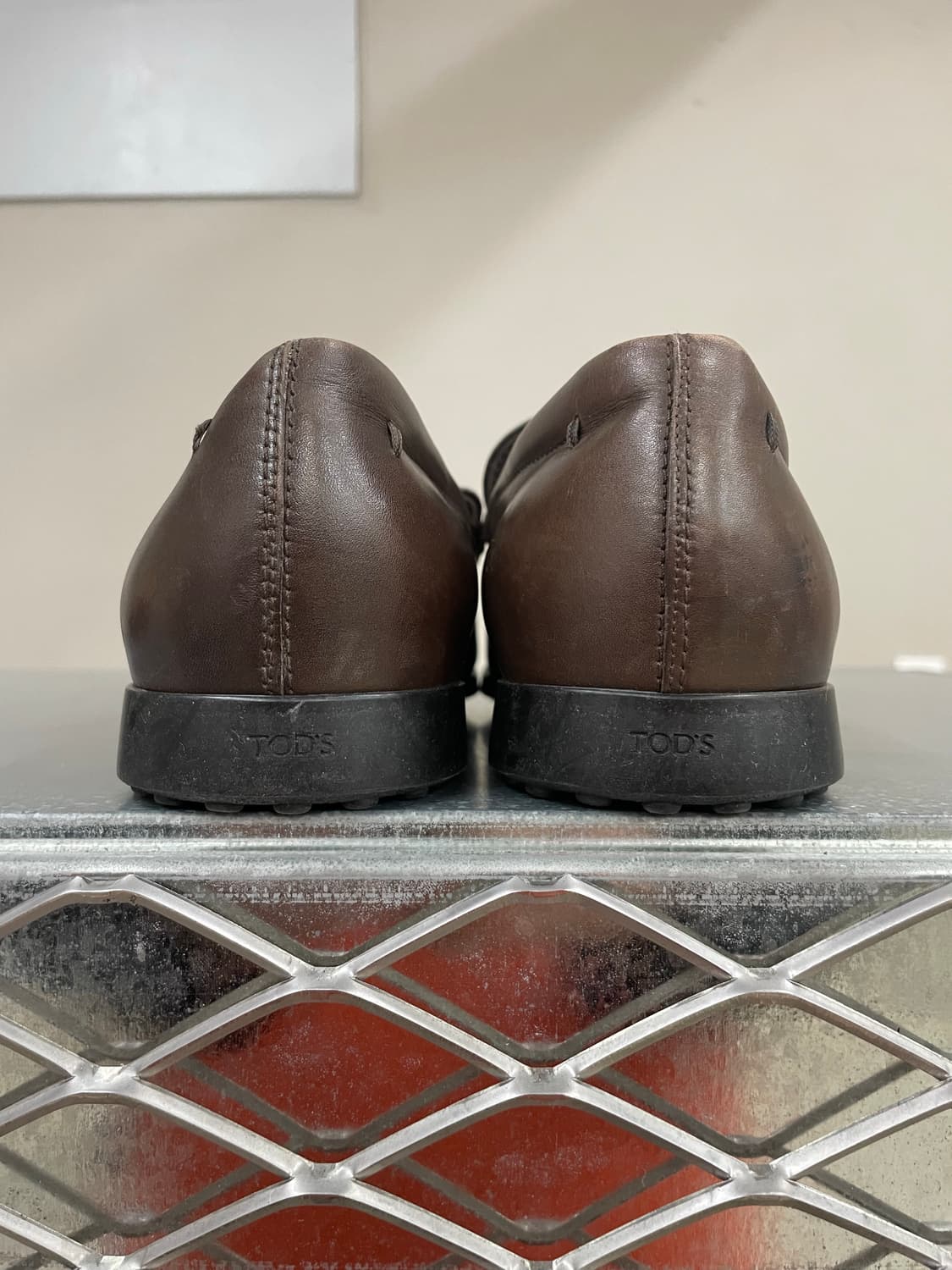 토즈 레더 로퍼 브라운 9.5 (gr-4446) 상품이미지3