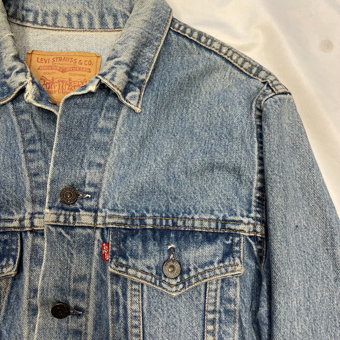 리바이스 워싱 연청자켓 L 상품이미지2