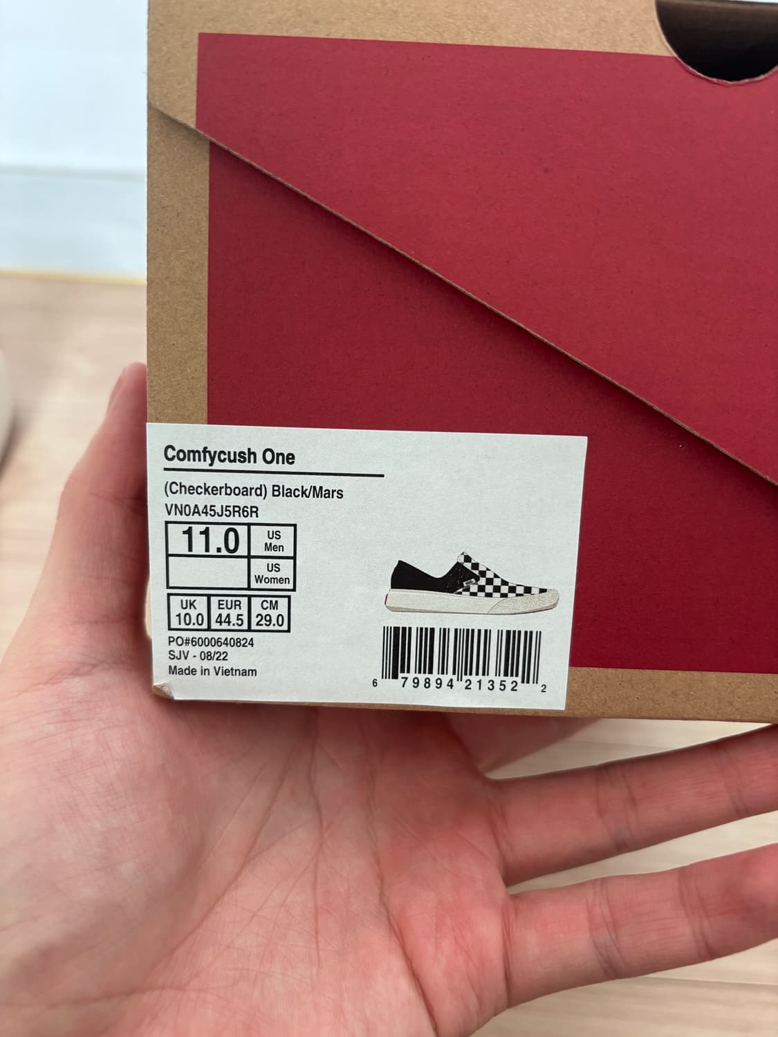 새상품) 290 반스 컴피쿠시원 체커보드 상품이미지2