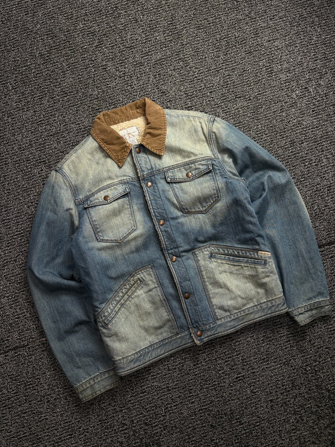 캘빈클라인 아카이브 데님 아메카지 트러커 자켓 2280 상품이미지1