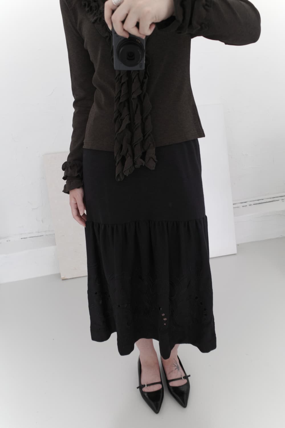 embroidery skirt 상품이미지5