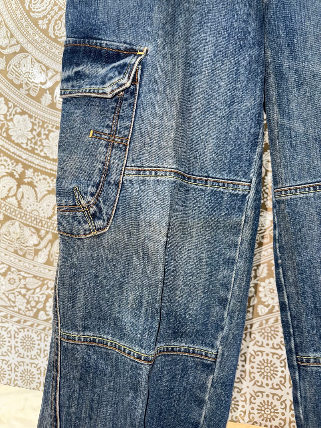 에드윈 빈티지 데님 카고팬츠  상품이미지5