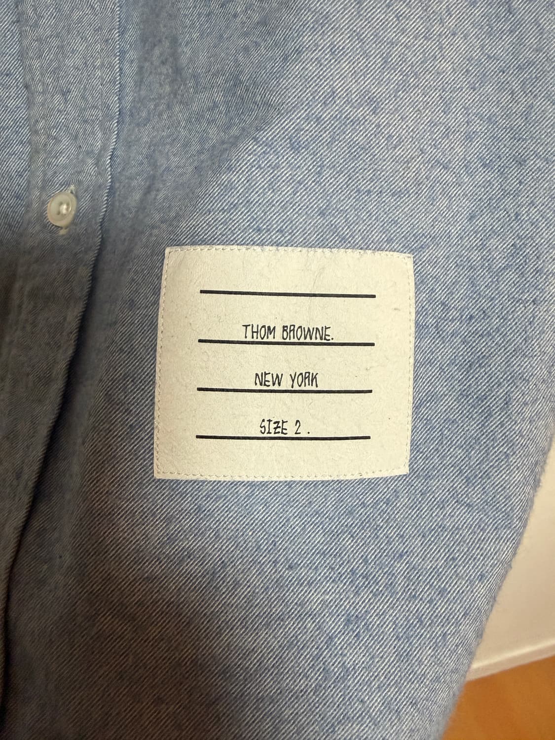 톰브라운 26SS 플란넬 4-바 셔츠 (MWL272A 05245 480) 상품이미지3