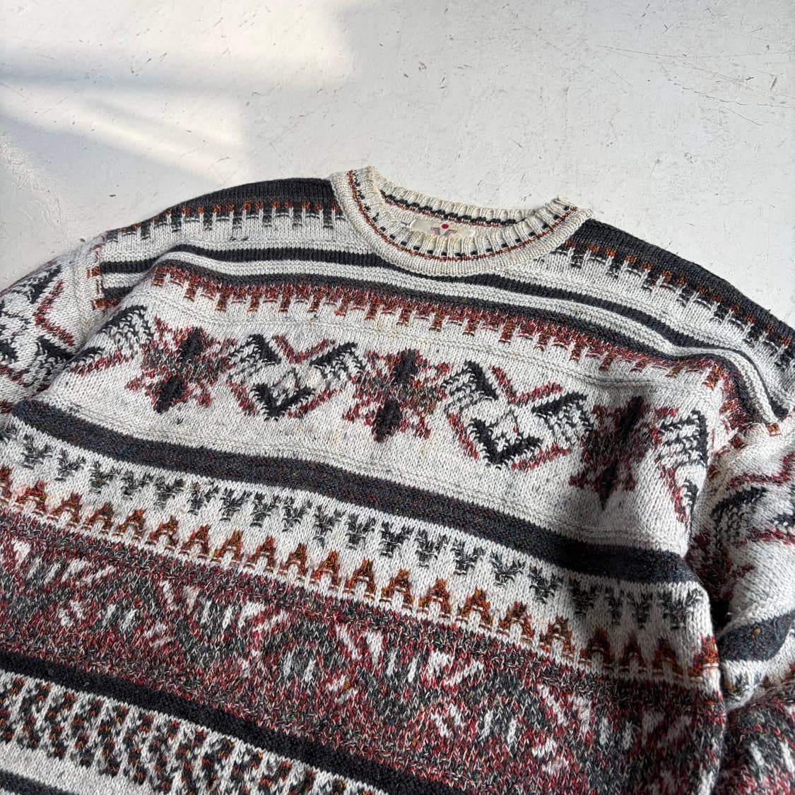 90s Valducci 빈티지 스웨터 니트 L 상품이미지4