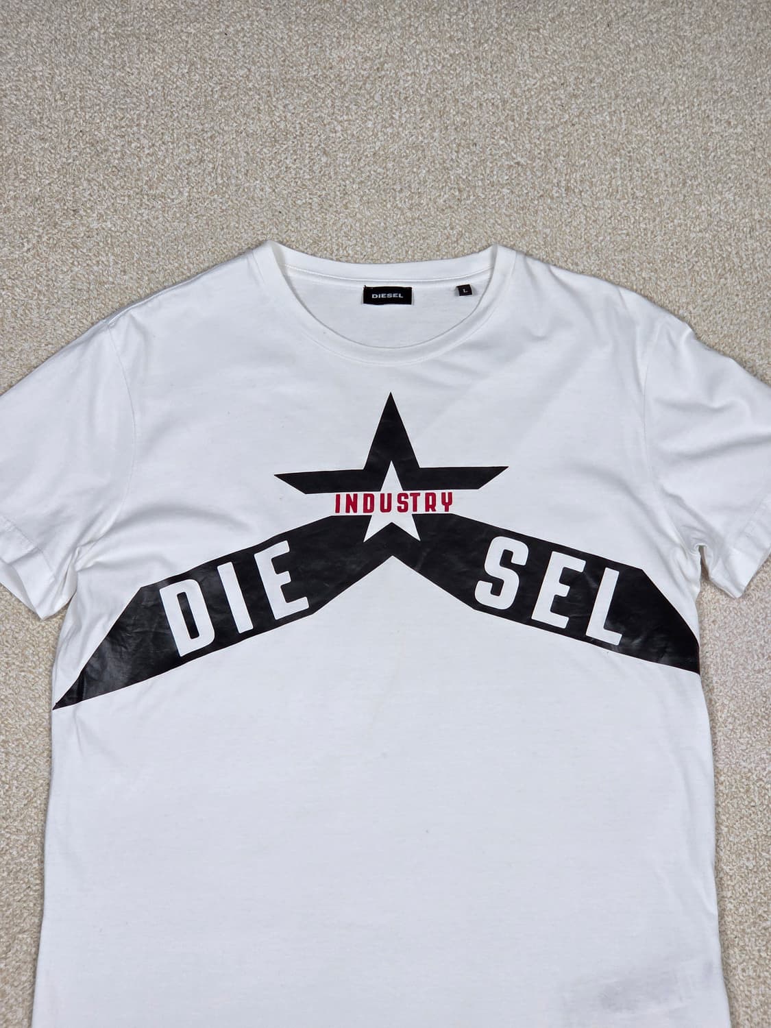 [디젤] 인더스트리 스타 로고 T-Diego 반팔 티셔츠 | S00038 상품이미지2