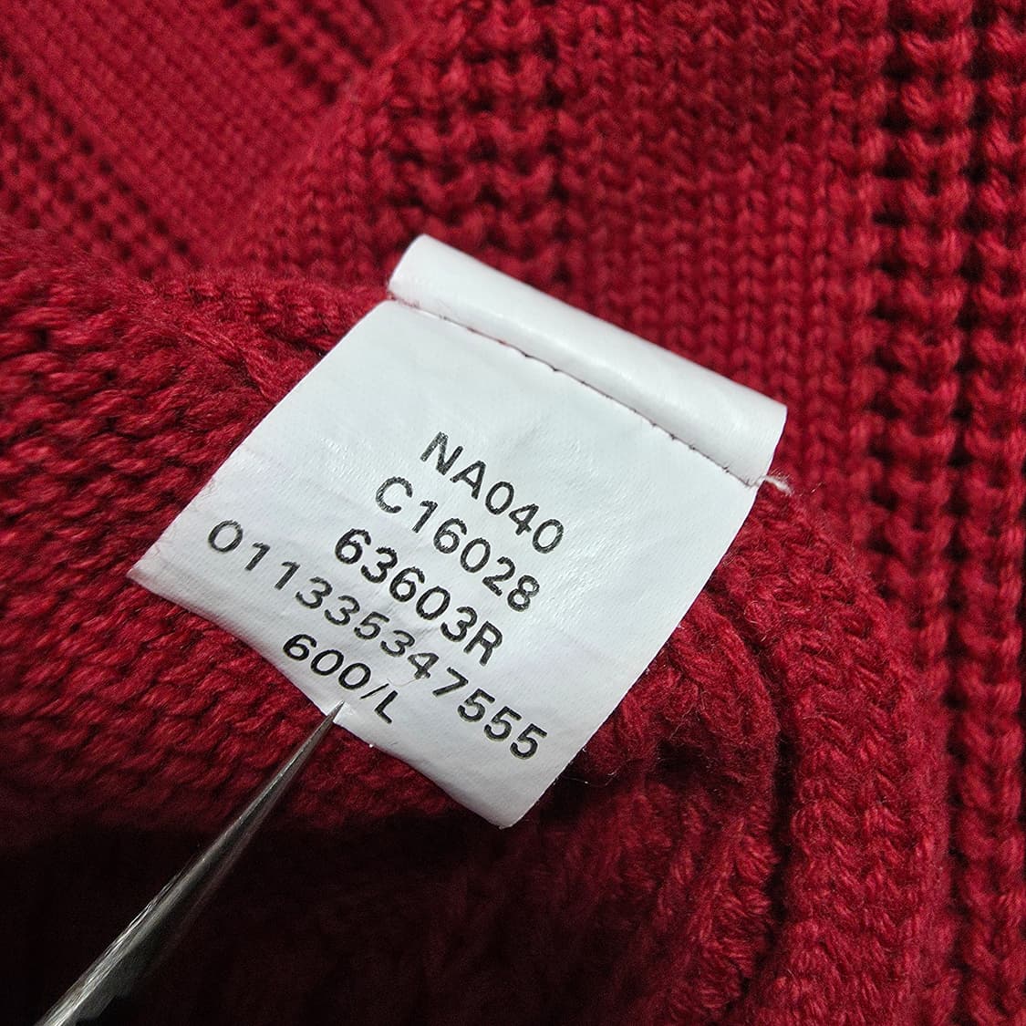 (L)CHAPS 챕스 레드 니트 스웨터 상품이미지5