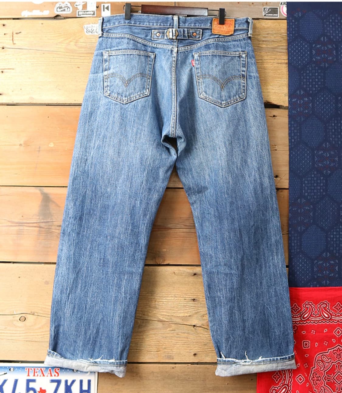 일본판 90S LEVIS LVC 리바이스 702XX 빅 E 셀비지 데님
 상품이미지5