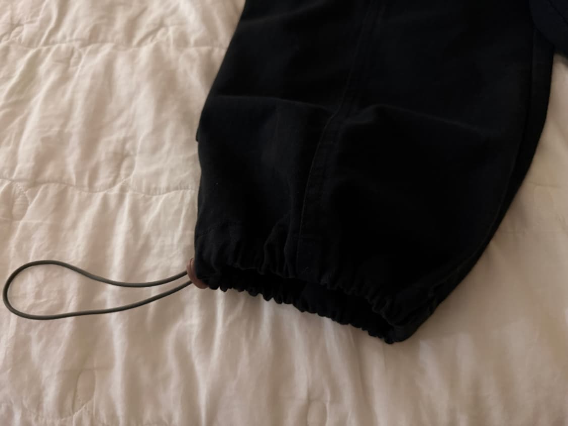 미스치프 드로우스트링 팬츠 블랙 S 상품이미지3