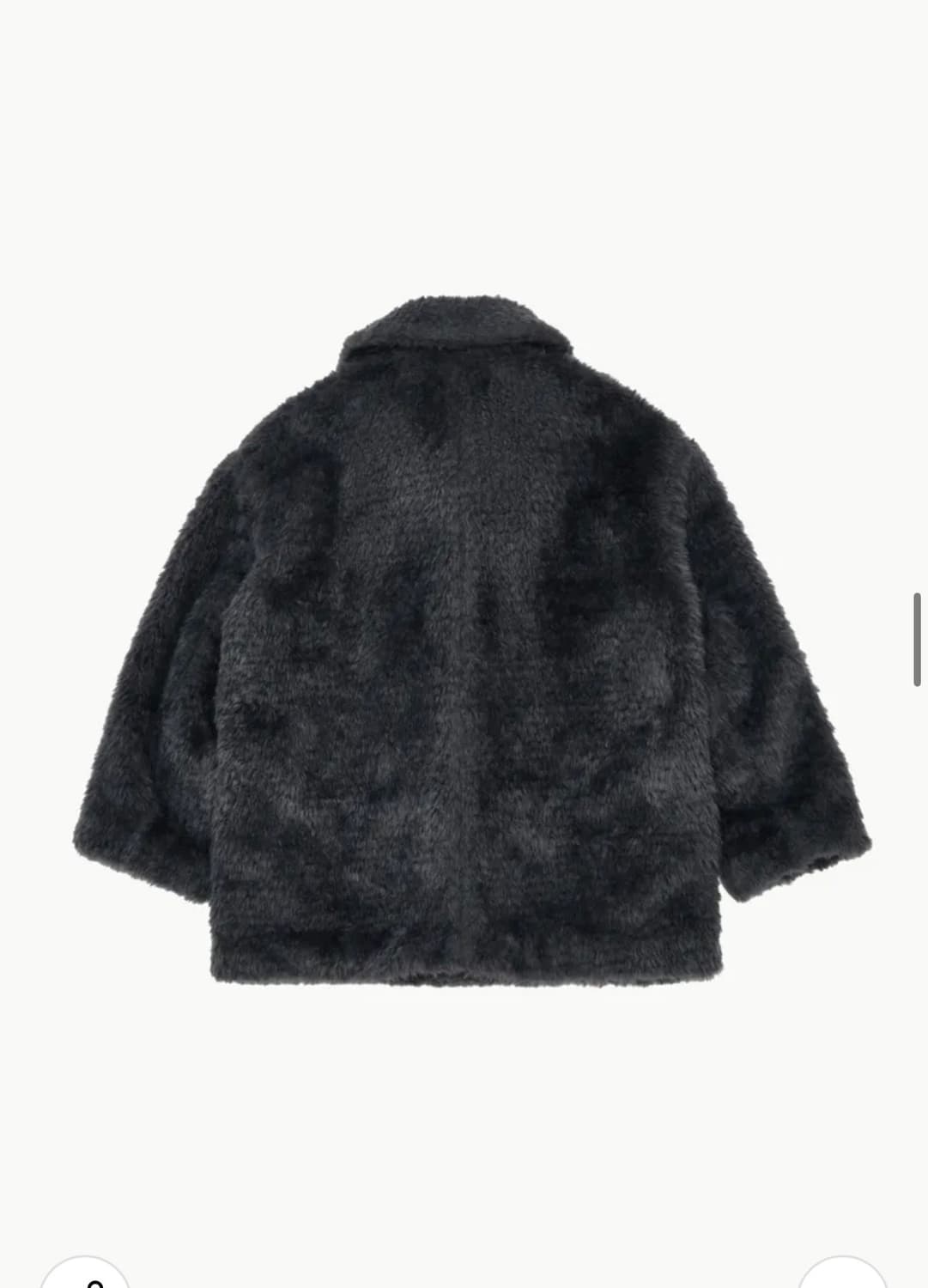 아모멘토 FUR MID COAT_CHARCOAL  상품이미지6