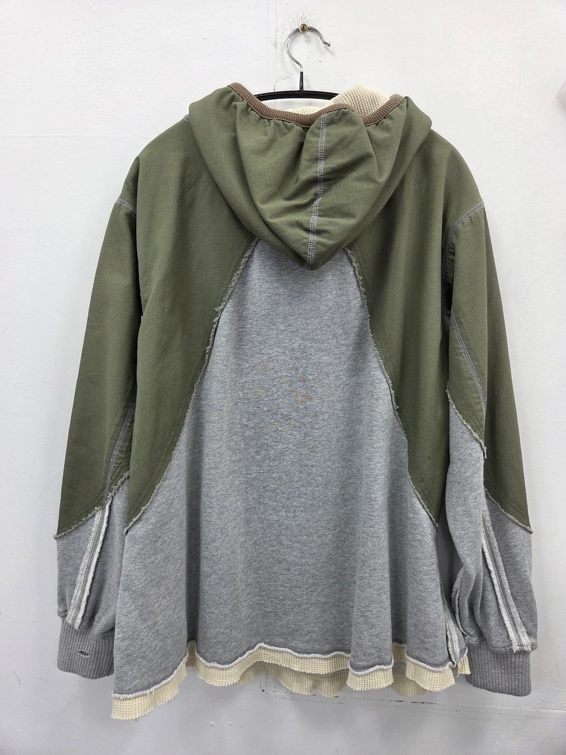 럭키 사토리우스 밀리터리 반집업후드 일본빈티지 상품이미지4