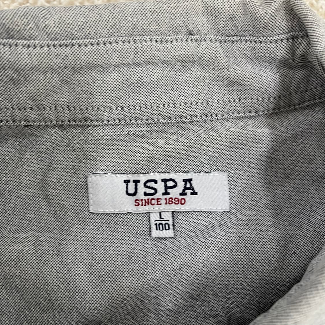 100 USPA 폴로 긴팔 셔츠 남방 0122M1 상품이미지2