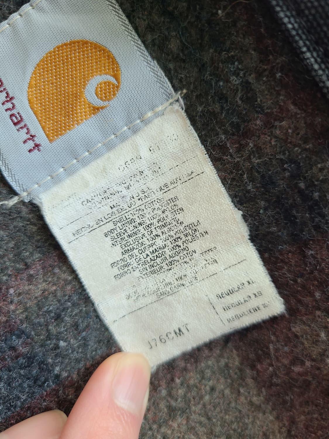 칼하트 j76 cmt 시멘트 디트로이트 자켓 (j97) 상품이미지3