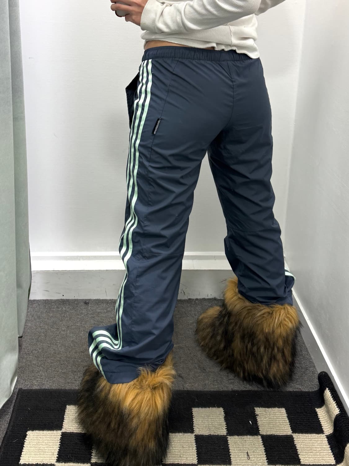 아디다스 네이비민트 삼선 트랙팬츠 상품이미지2