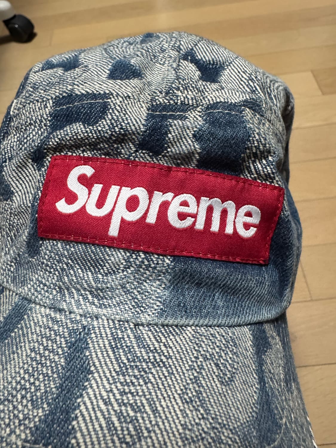 [FREE]슈프림 플레임 자카드 데님 캠프캡 판매합니다. 상품이미지2