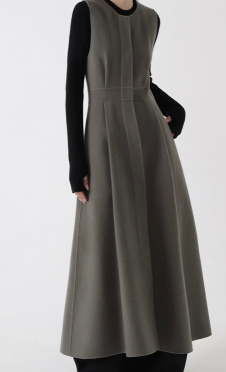 트리밍버드 3way 캐시미어 코트 카키 상품이미지2