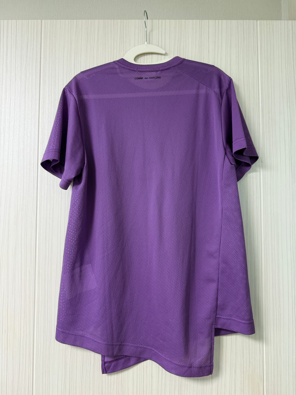 꼼데가르송 퍼플 메쉬 반팔티 상품이미지3