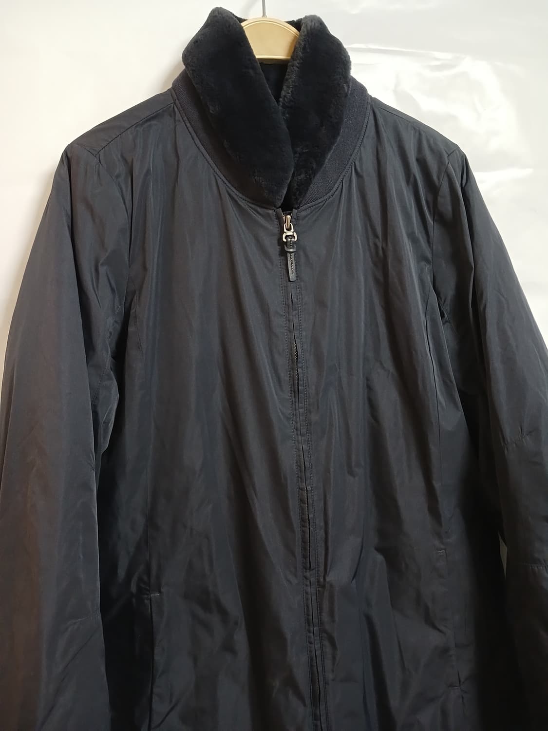 (상태굿,95)샤트렌 토키털 카라배색 덕다운 정장패딩 상품이미지2