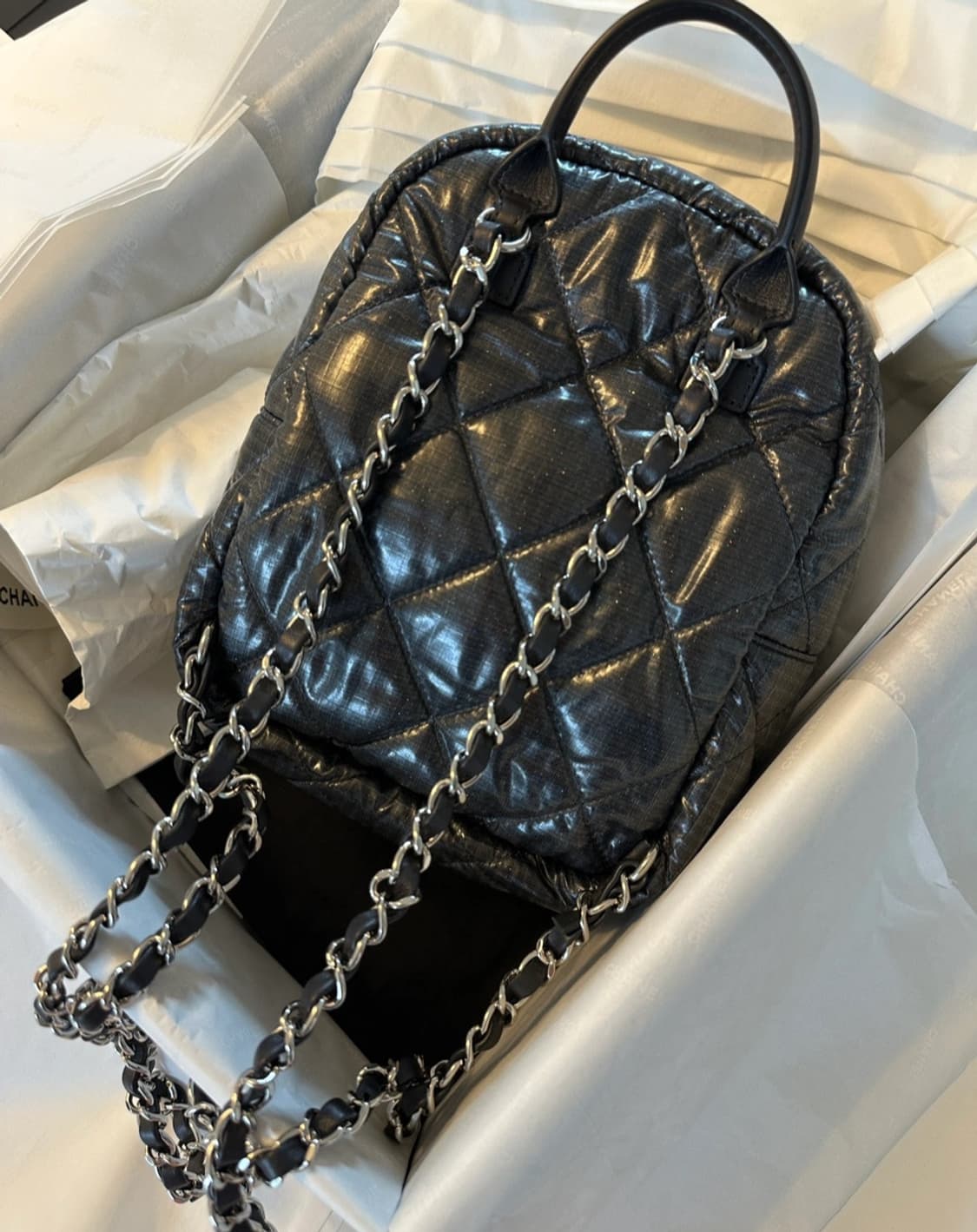 샤넬23/24코코네쥬 나일론백팩 상품이미지5