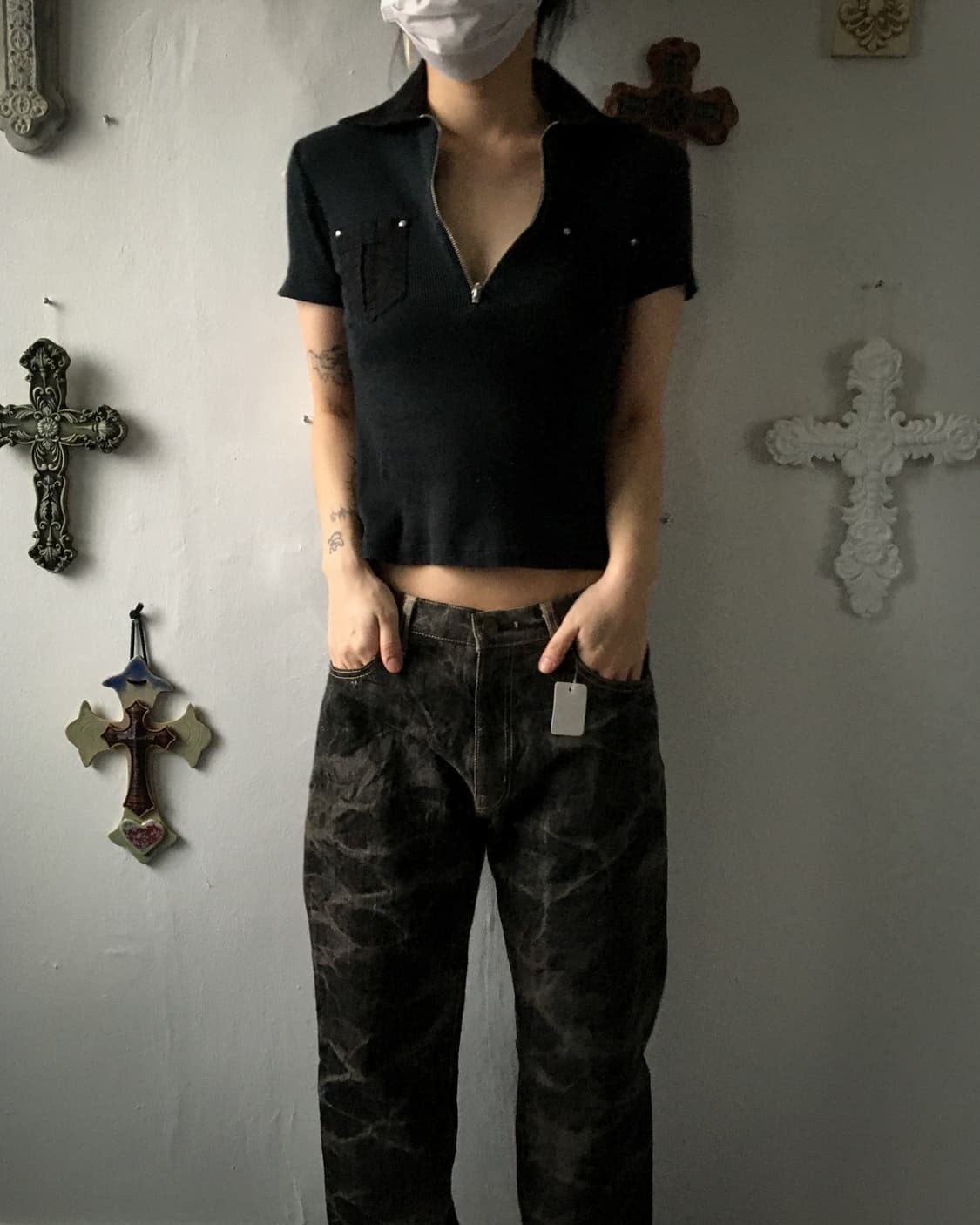 Pocket point ribbed pk t 상품이미지5