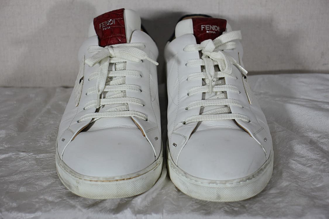 Fendi 팬디 가죽 화이트 스니커즈 10 상품이미지1