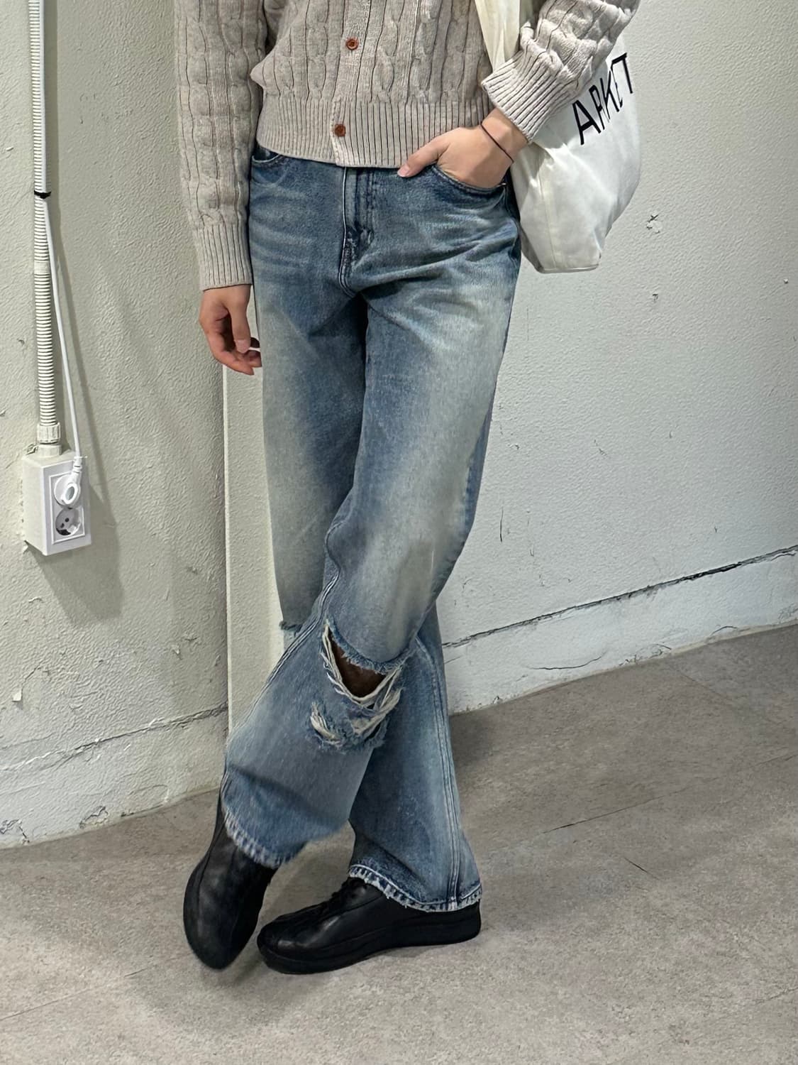 M / 렉토 디스트로이드 청바지 상품이미지1