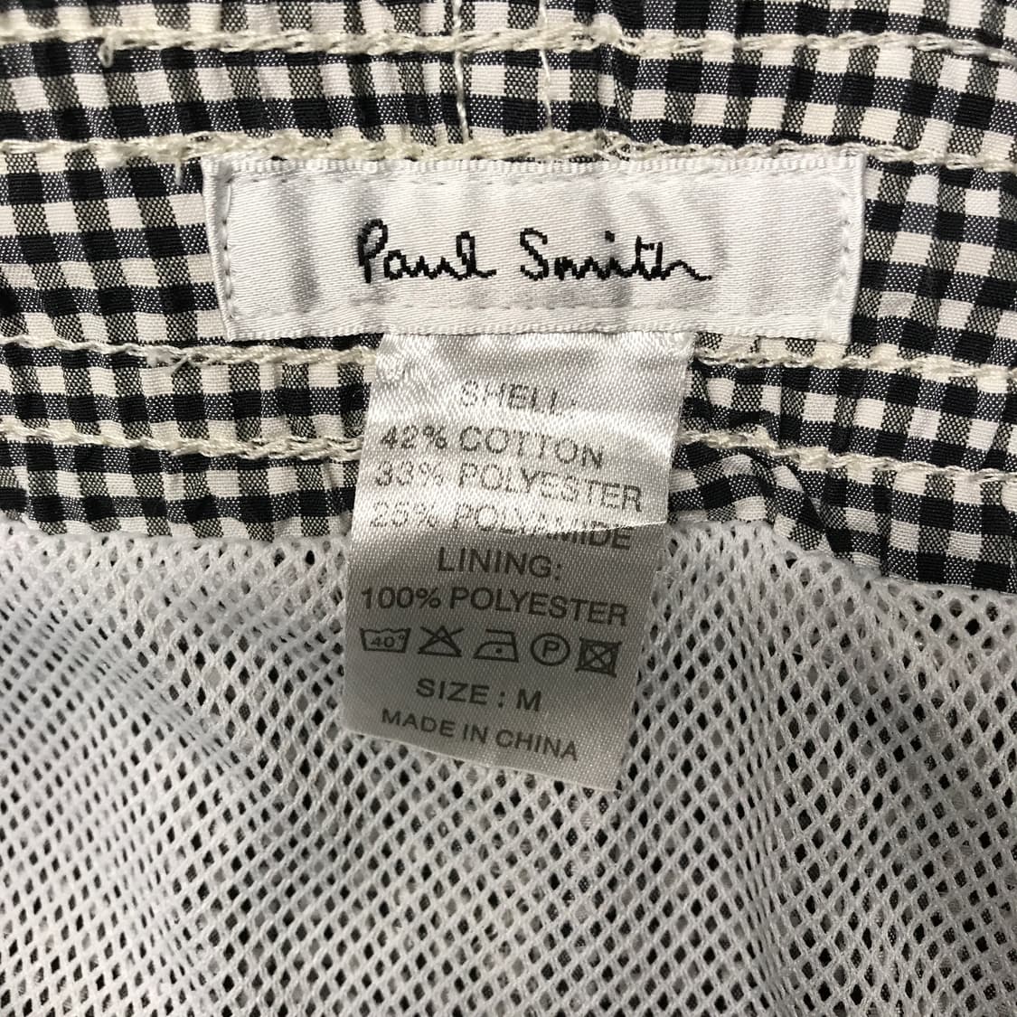 폴스미스 깅엄 체크 반바지 M 상품이미지6