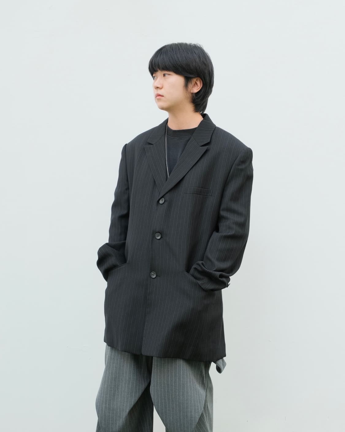 올드 우영미 90s 아카이브 이태리 울 오버 자켓 상품이미지1