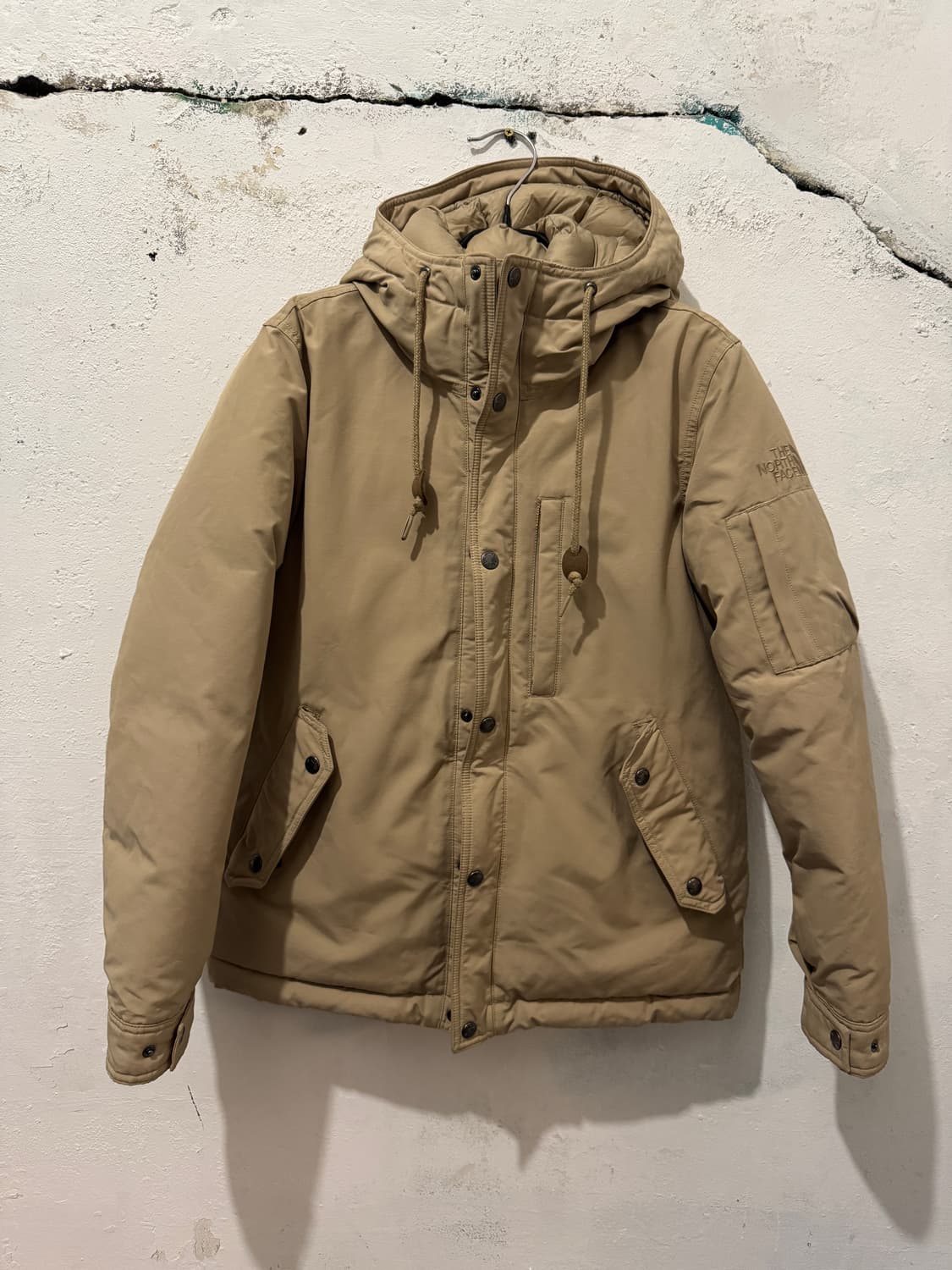 노스페이스 베이지 패딩(90) 상품이미지1