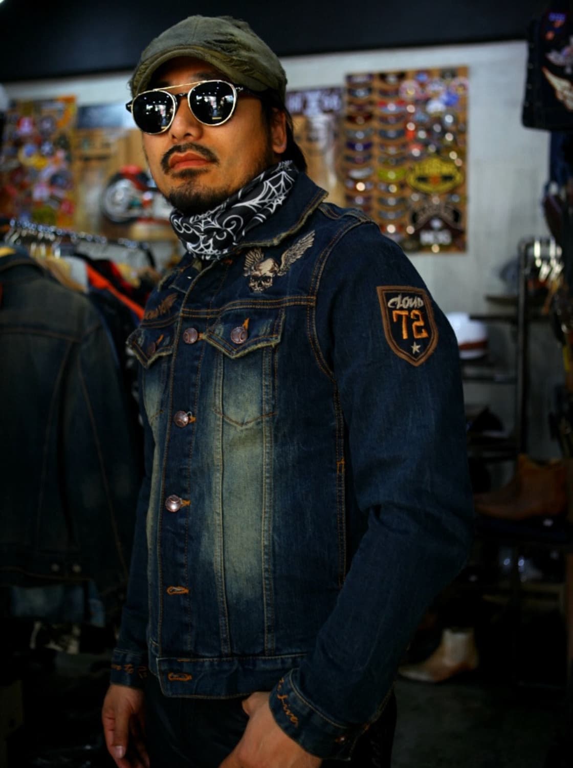 워싱자수 청자켓  상품이미지8