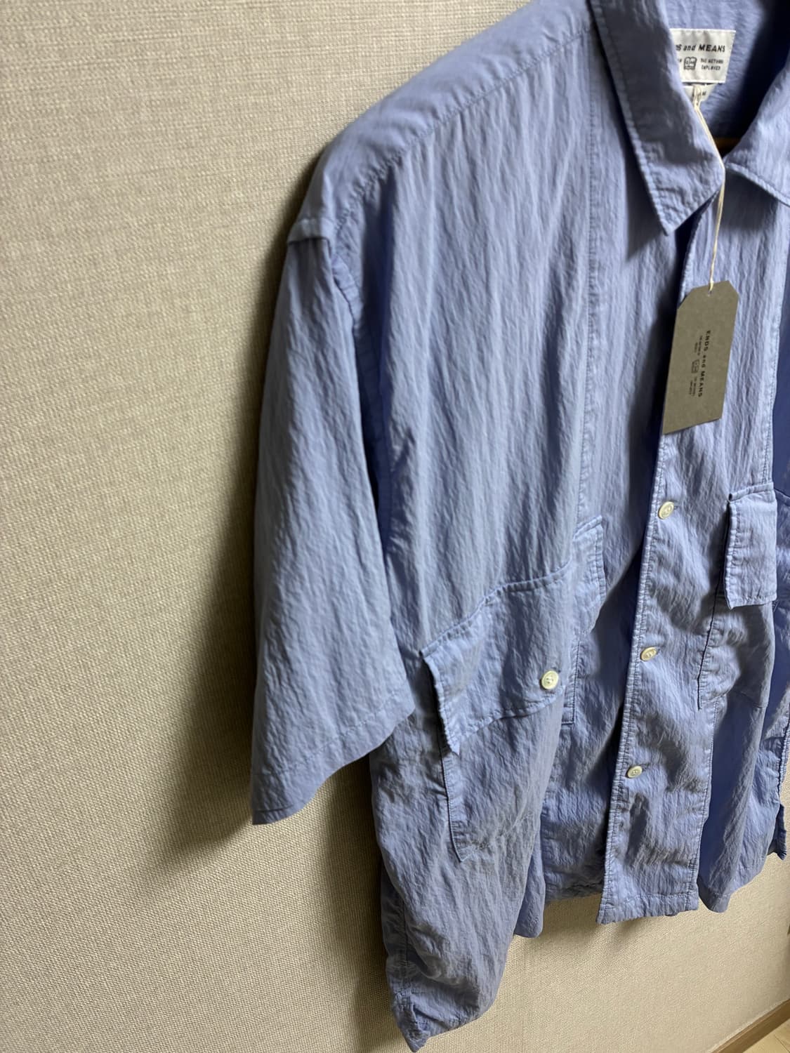 엔즈앤드민즈 25ss corfu shirts 셔츠 sax 컬러 L사이즈 상품이미지4
