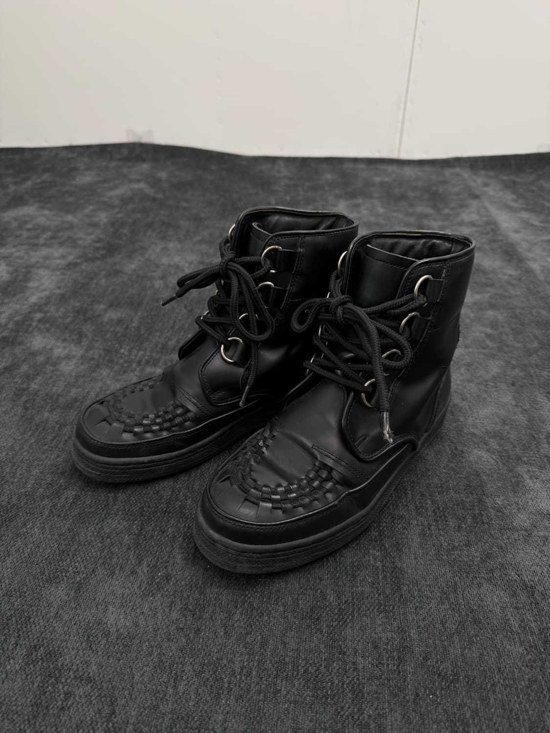 limi feu 패턴트 레더 부츠 상품이미지4